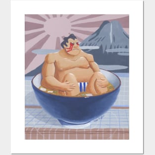 E. Honda in the Bath House chillin in miso soup Posters and Art